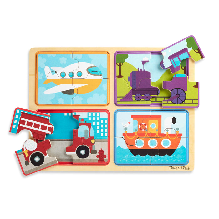 Natural Play Wooden Puzzle: Ready, Set, Go Z8