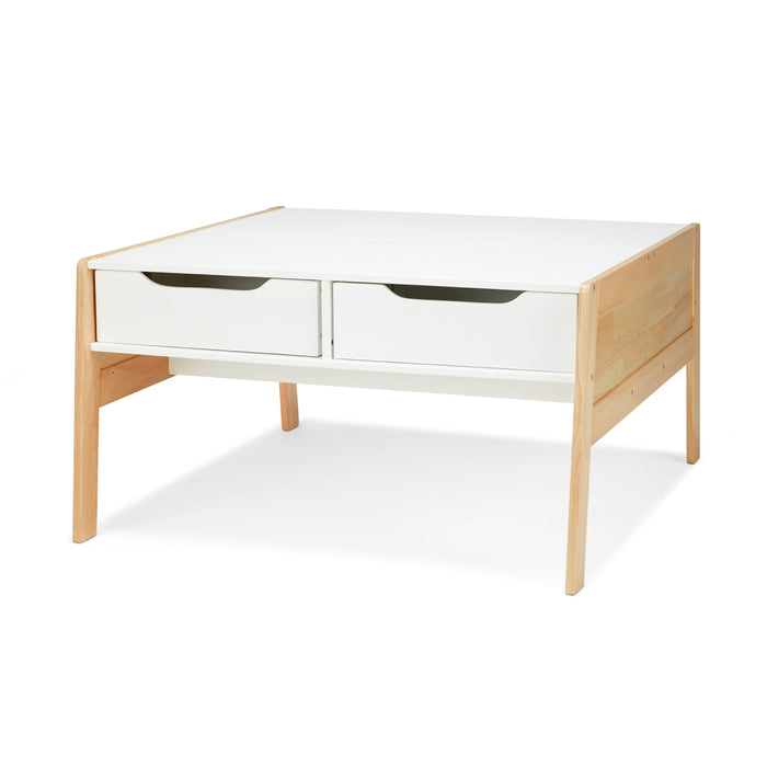 Wooden Art & Activity Table with Bins Y6