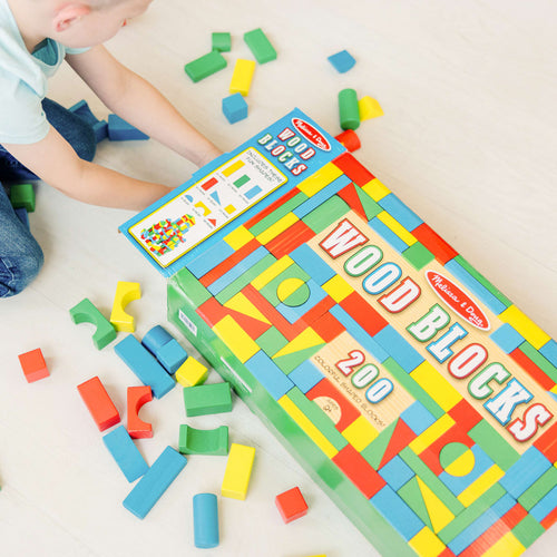 200 Piece Wood Blocks Set H4