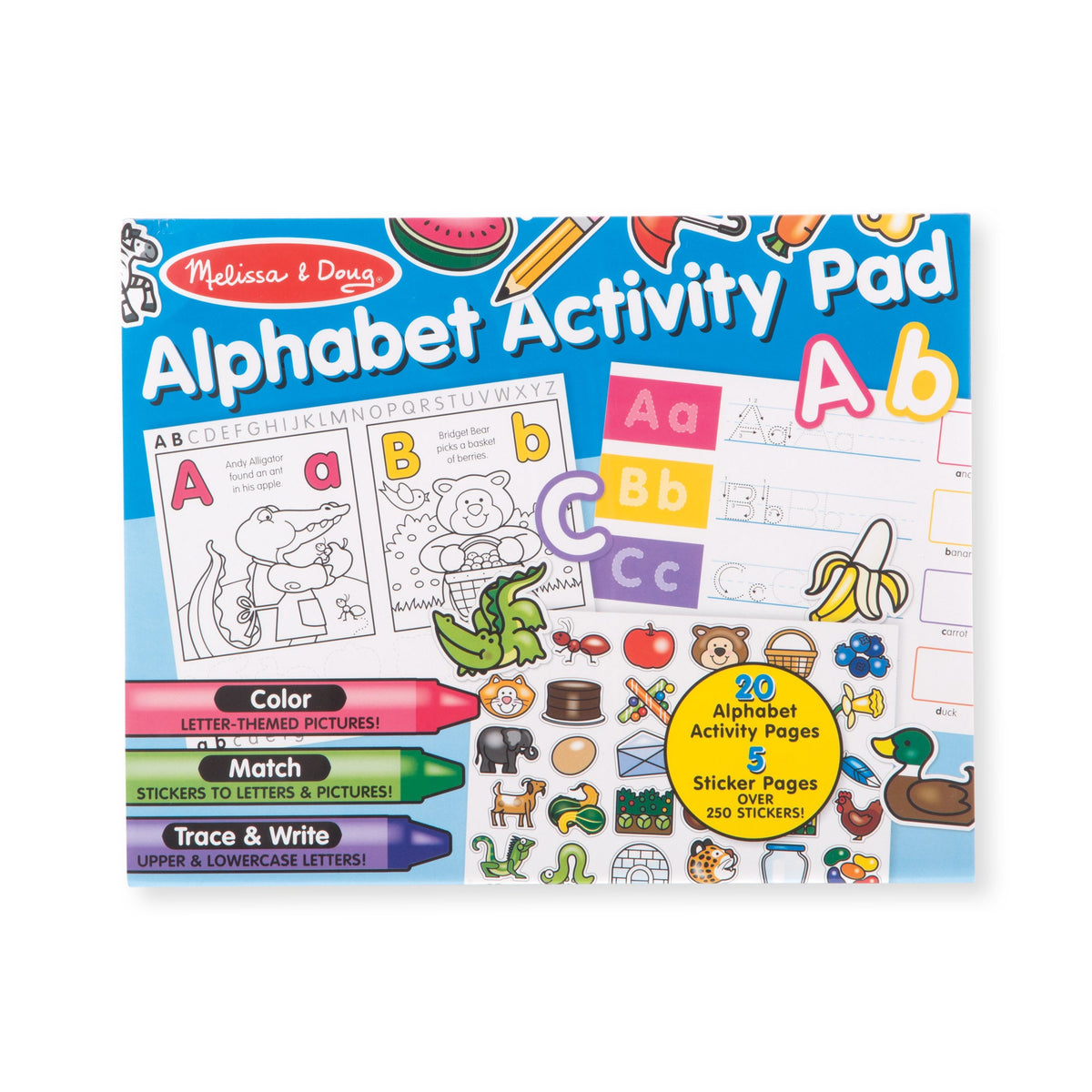 Alphabet Activity Sticker Pad L3