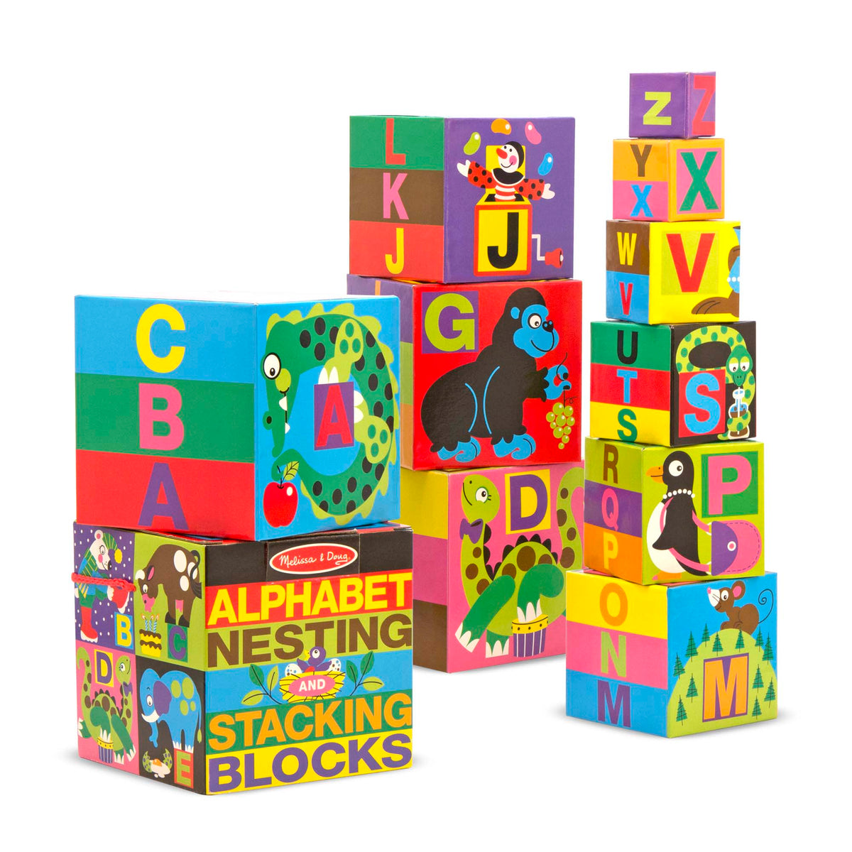 Alphabet Nesting and Stacking Blocks Z2