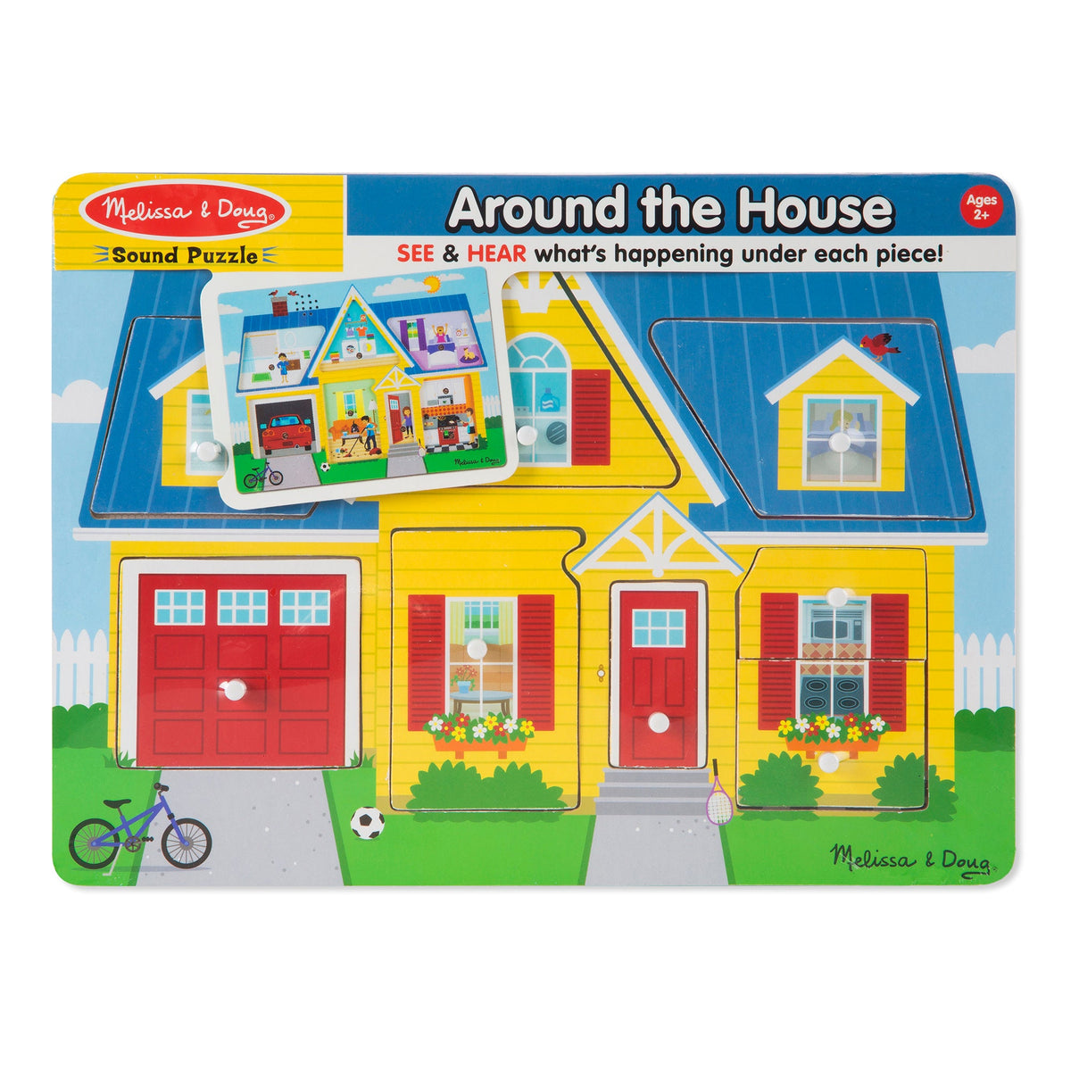 Around the House Sound Puzzle - 8 Pieces H4