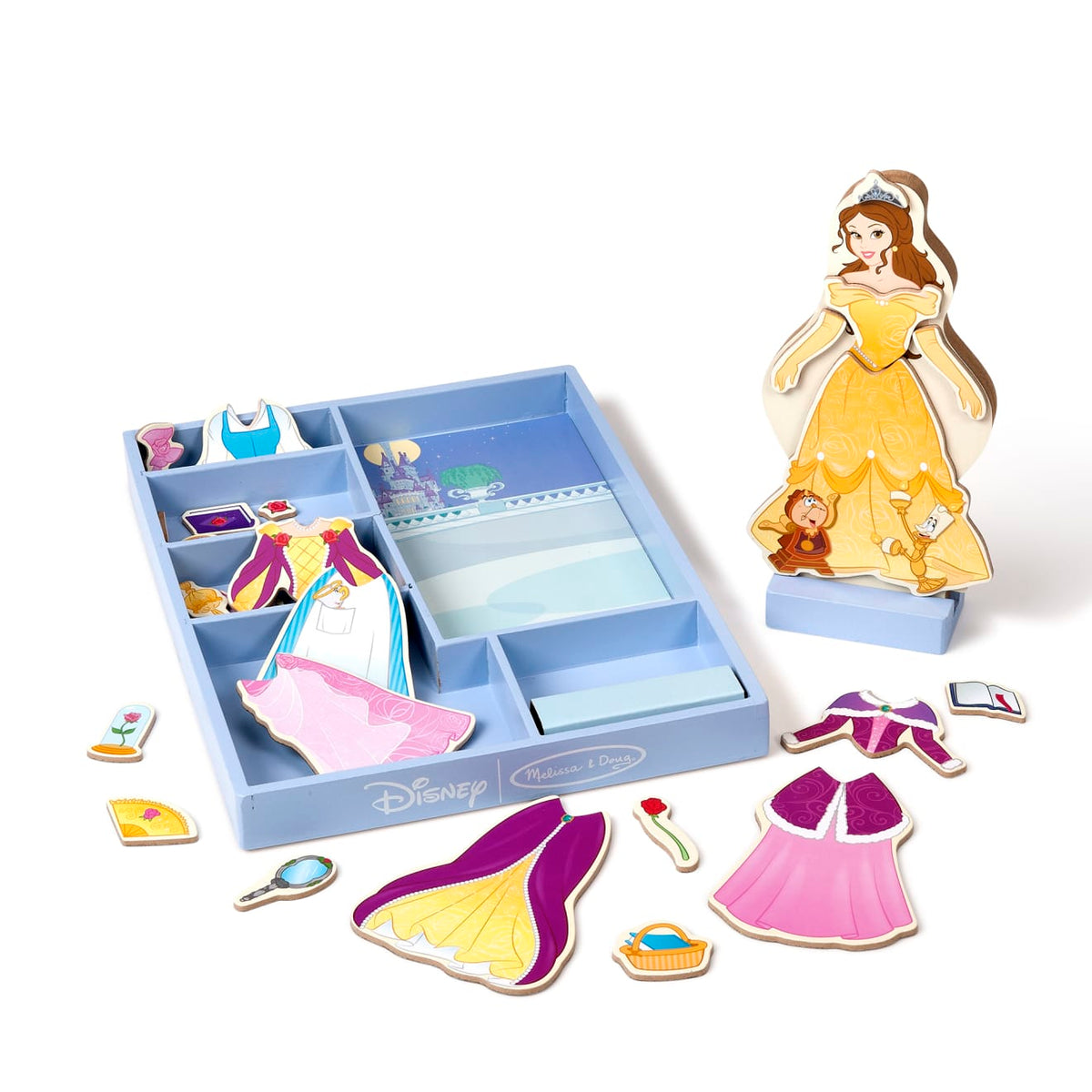 Belle Wooden Magnetic Dress-Up K3