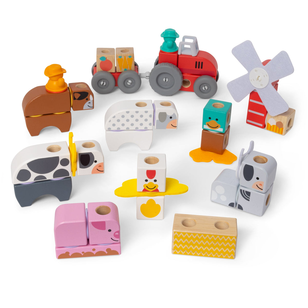 Blockables™ Play Sets Farm and Farm Friends 2-Pack Bundle Z6