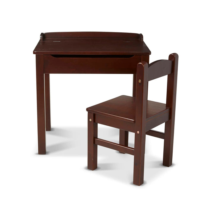 Child's Lift-Top Desk & Chair - Espresso H1