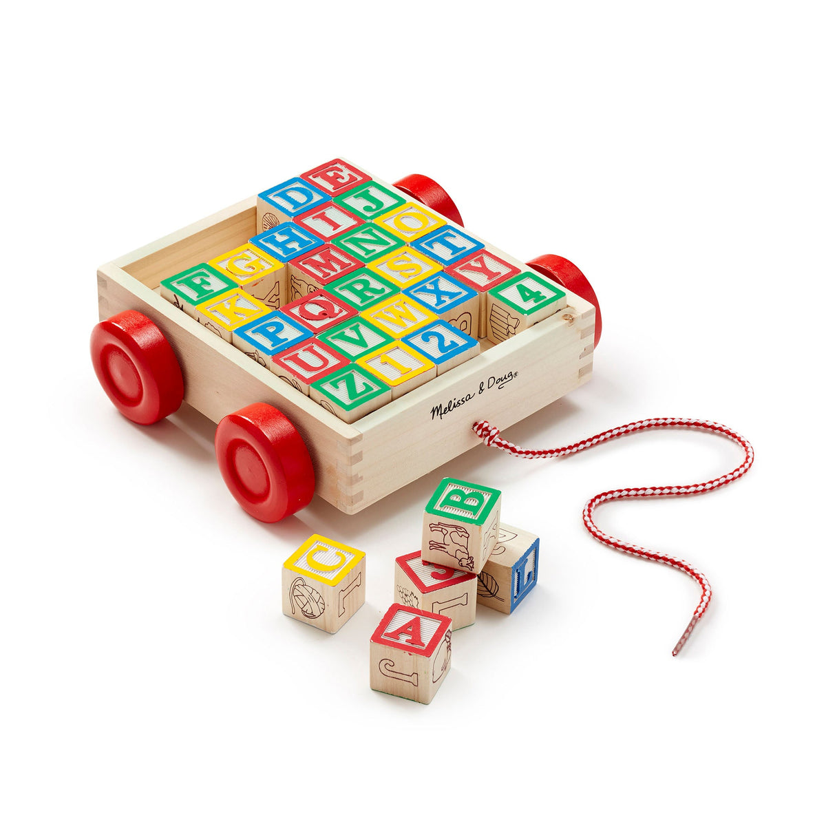 Classic ABC Block Cart A2