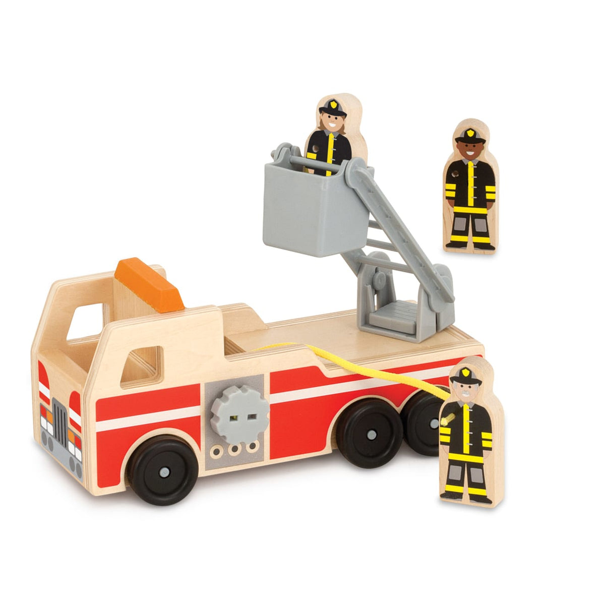 Classic Wooden Fire Truck Play Set M2
