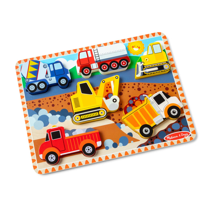 Construction Chunky Puzzle - 6 Pieces R1