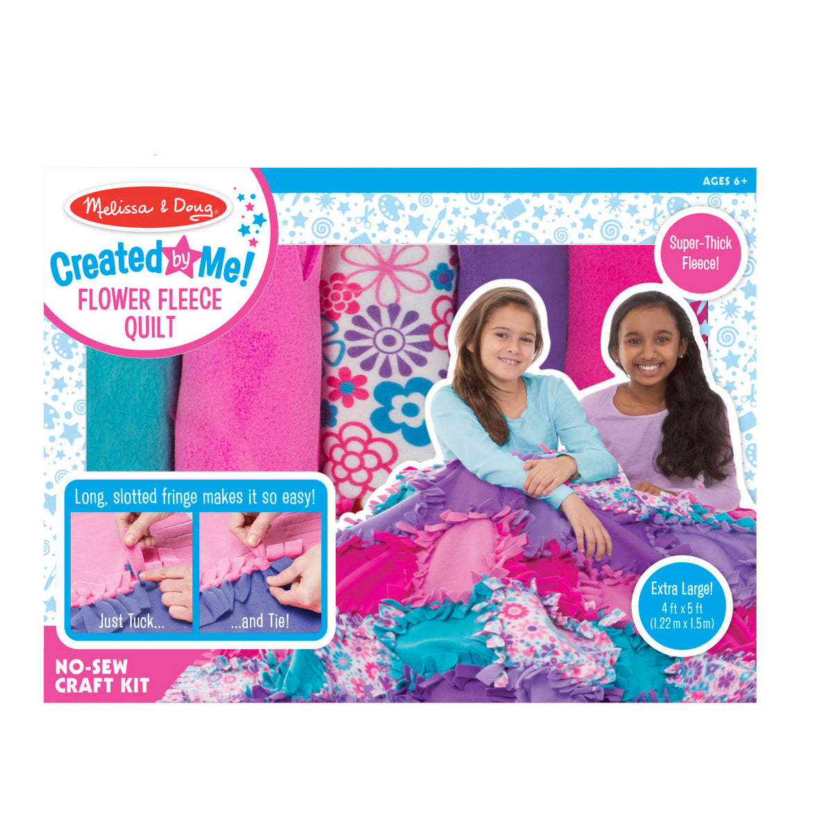 Created by Me! Flower Fleece Quilt I1