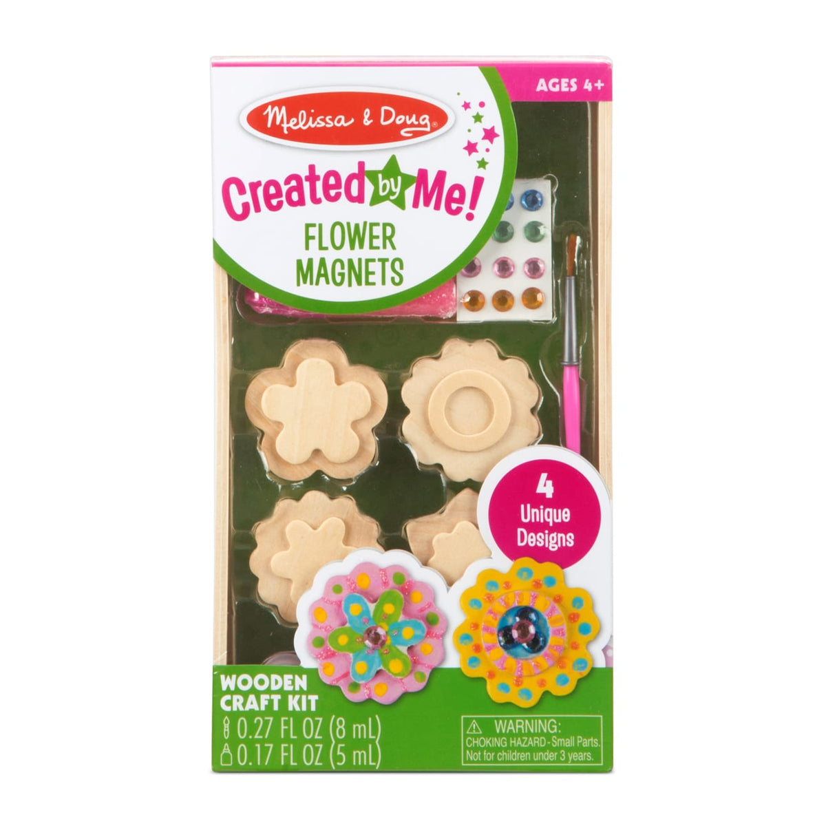 Created by Me! Flower Magnets Wooden Craft Kit F9