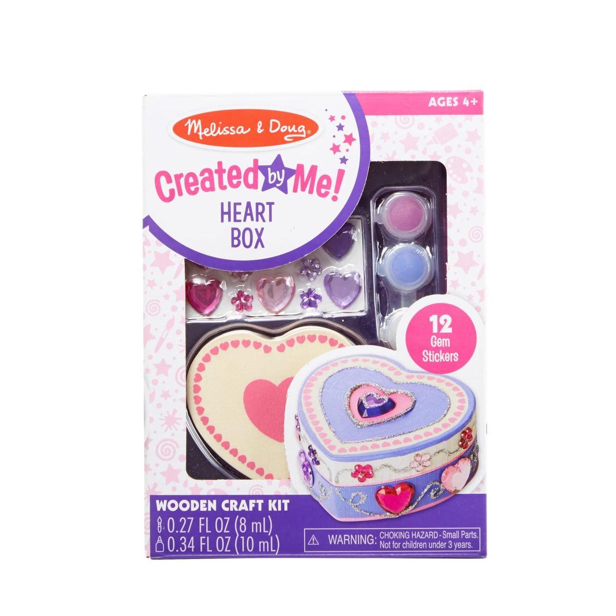 Created by Me! Heart Box Wooden Craft Kit F3