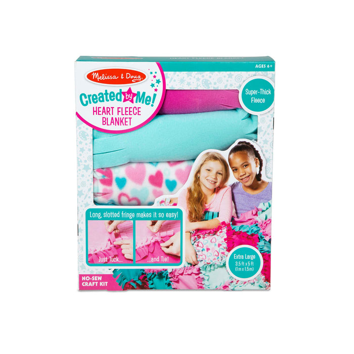 Created by Me!™ Heart Fleece Blanket No-Sew Craft Kit L5