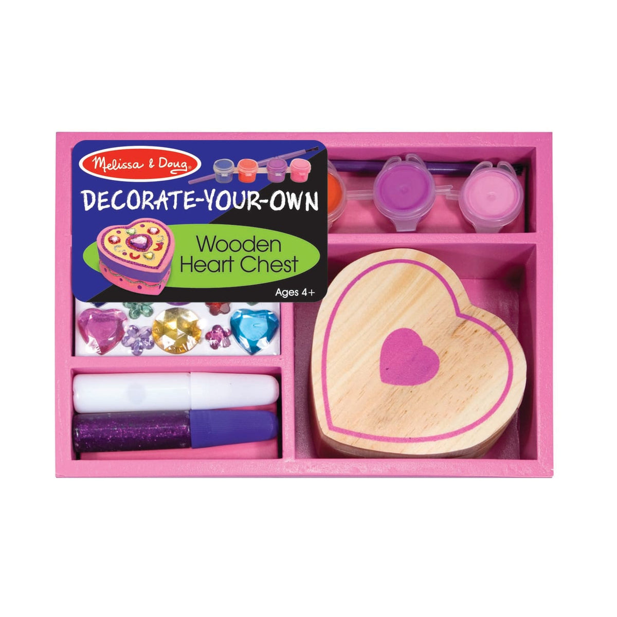 Decorate-Your-Own Wooden Heart Box I3