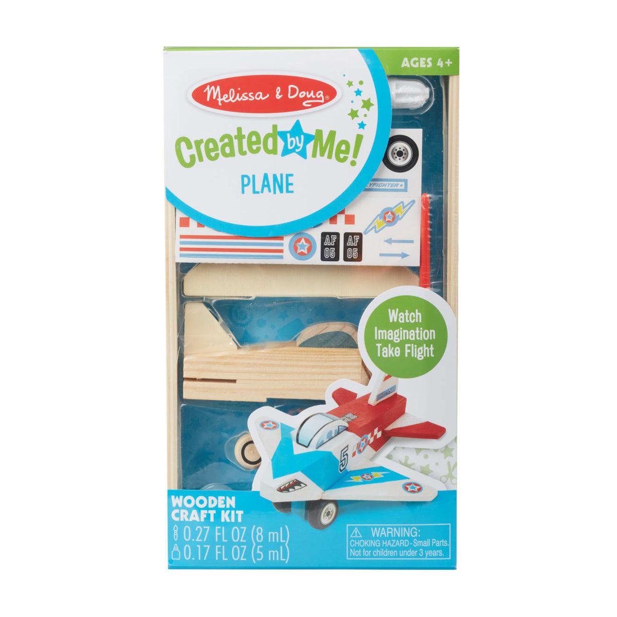Decorate-Your-Own Wooden Plane M6