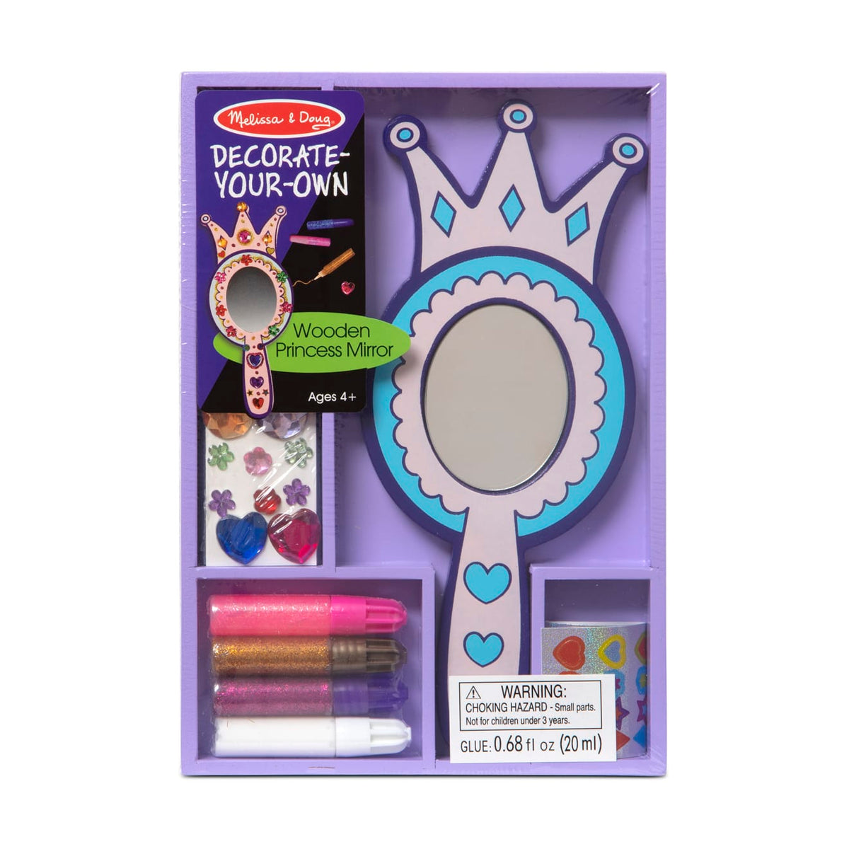 Decorate-Your-Own Wooden Princess Mirror I9