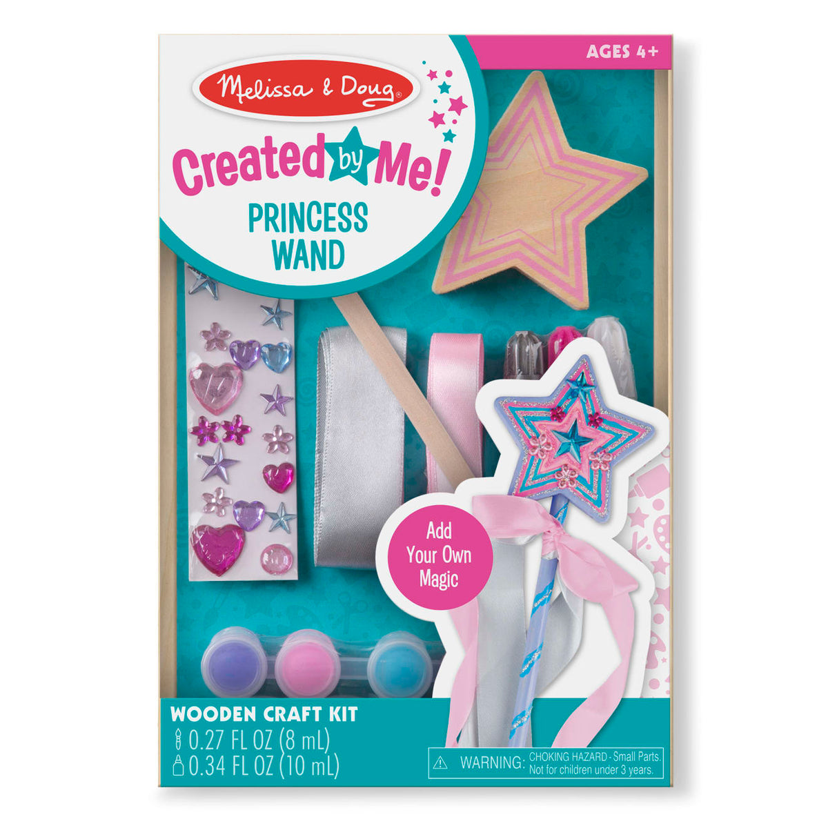 Decorate-Your-Own Wooden Princess Wand O4