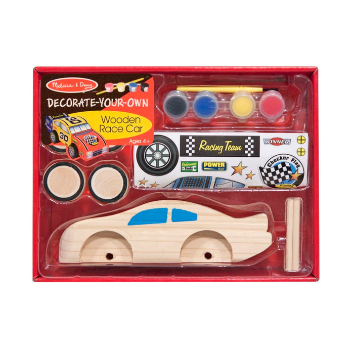 Decorate-Your-Own Wooden Race Car V5