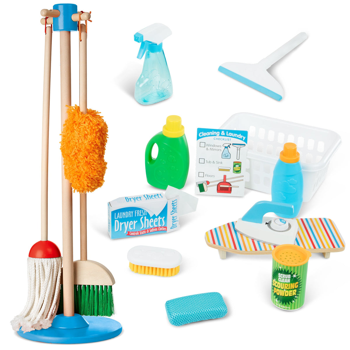 Deluxe Cleaning & Laundry Play Set B3