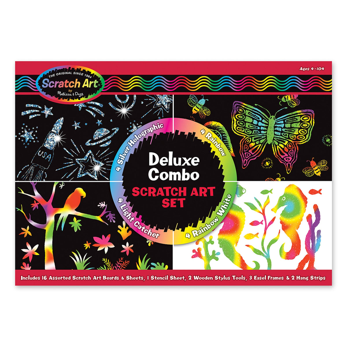 Deluxe Combo Scratch Art Set H6