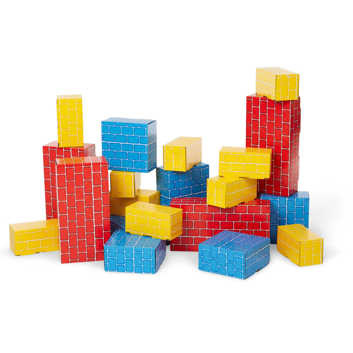 Deluxe Jumbo Cardboard Blocks - 40 Pieces W1