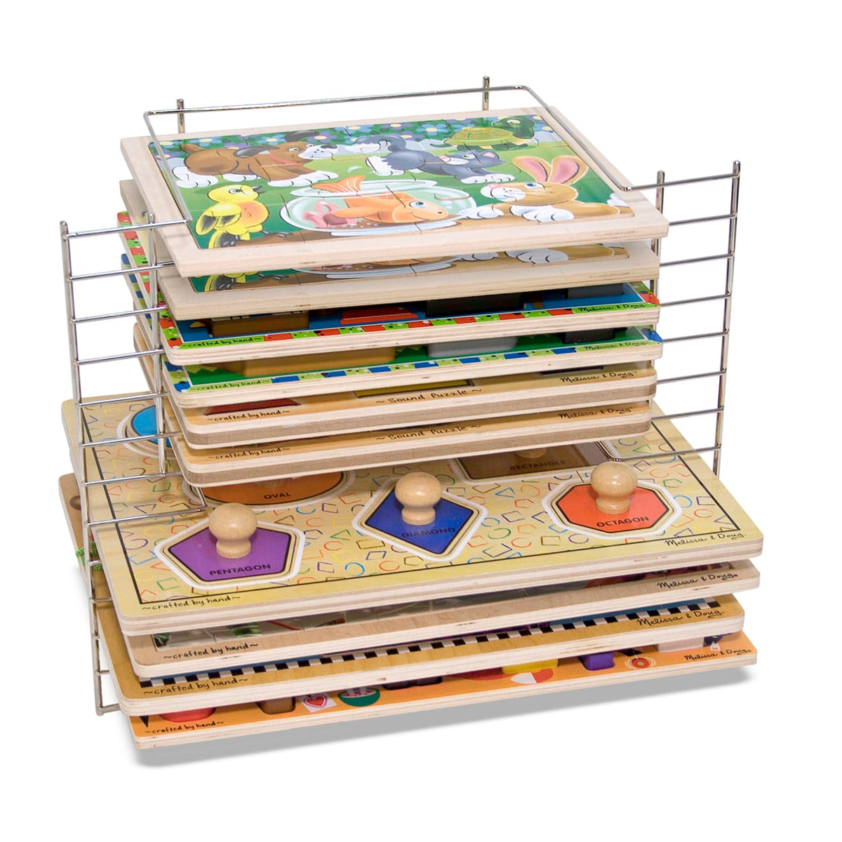 Deluxe Wire Puzzle Rack D8