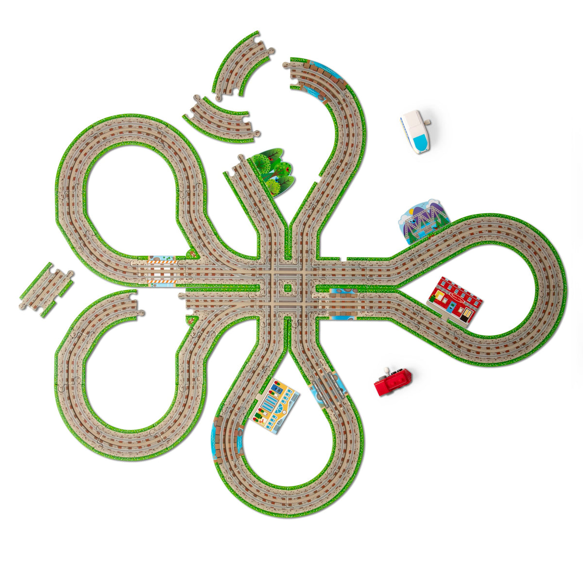 Design Your Own Railroad Floor Puzzle Z3