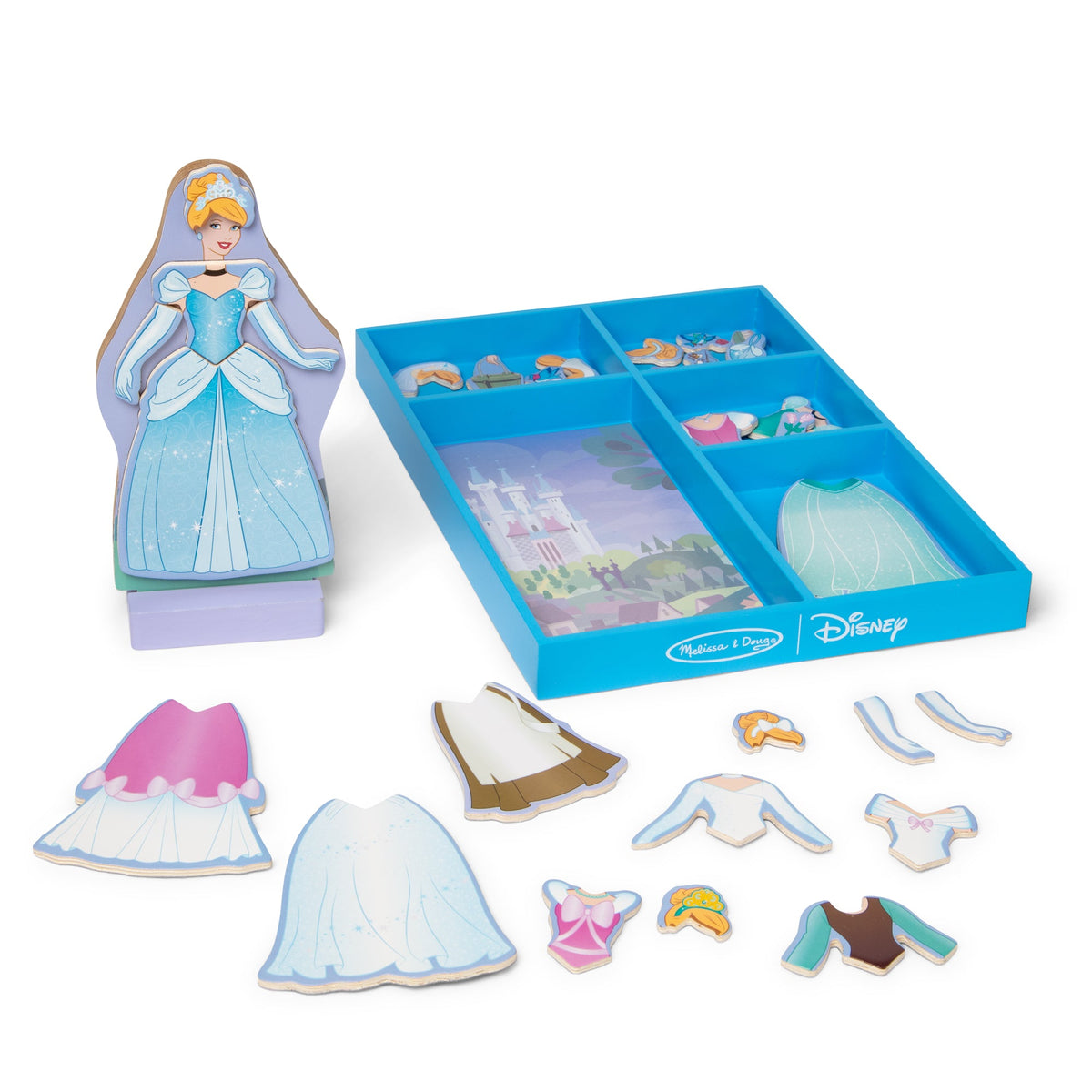 Disney Cinderella Wooden Magnetic Dress-Up M9