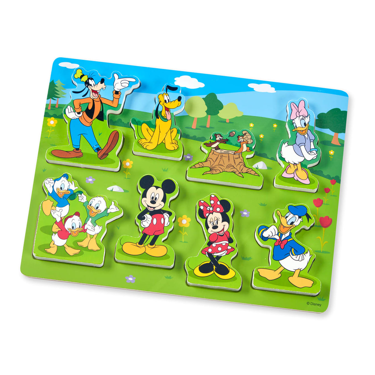 Disney Mickey Mouse Wooden Chunky Puzzle M7
