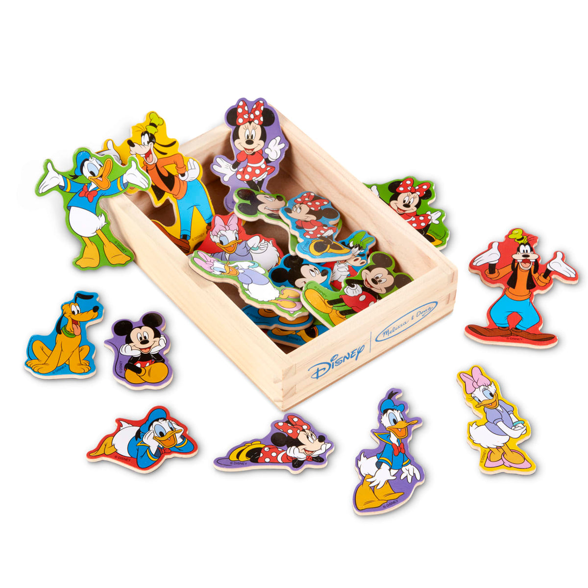 Disney Mickey Mouse Wooden Magnets E4