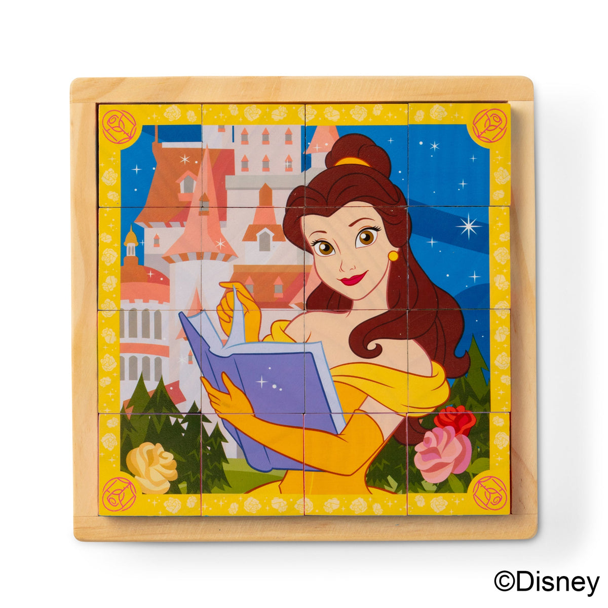 Disney Princess Wooden Cube Puzzle X7