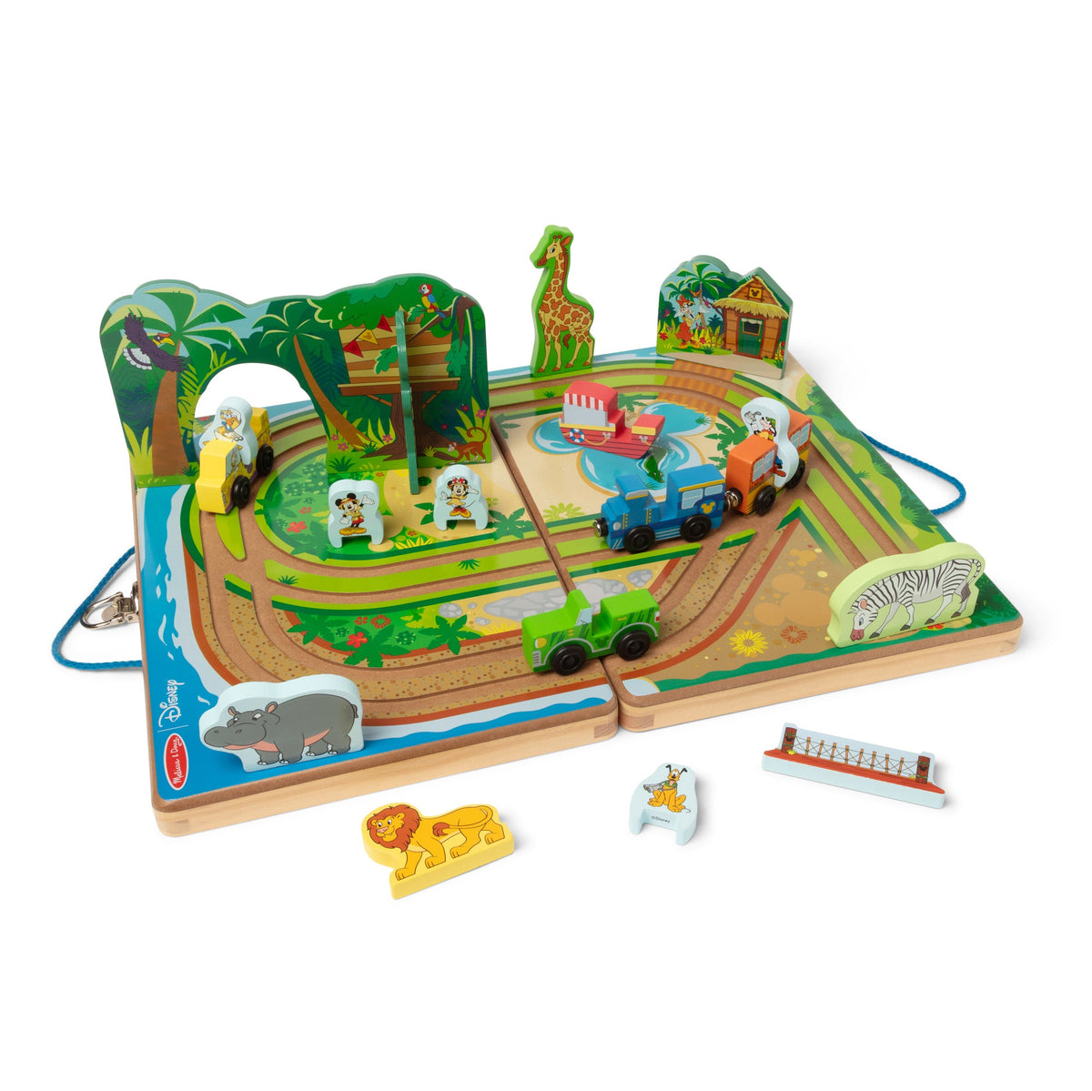 Disney Take-Along Safari Wooden Play Set M0