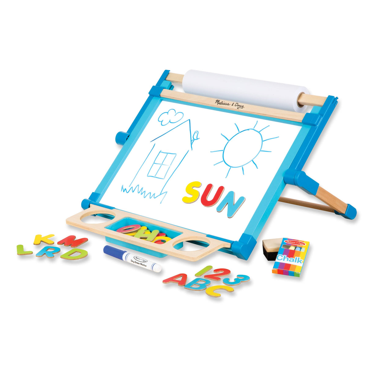 Double-Sided Magnetic Tabletop Easel O9