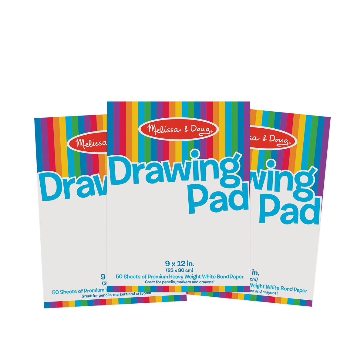 Drawing Paper Pad (50 Sheets, 9 x 12 Inches) 3-Pack U5