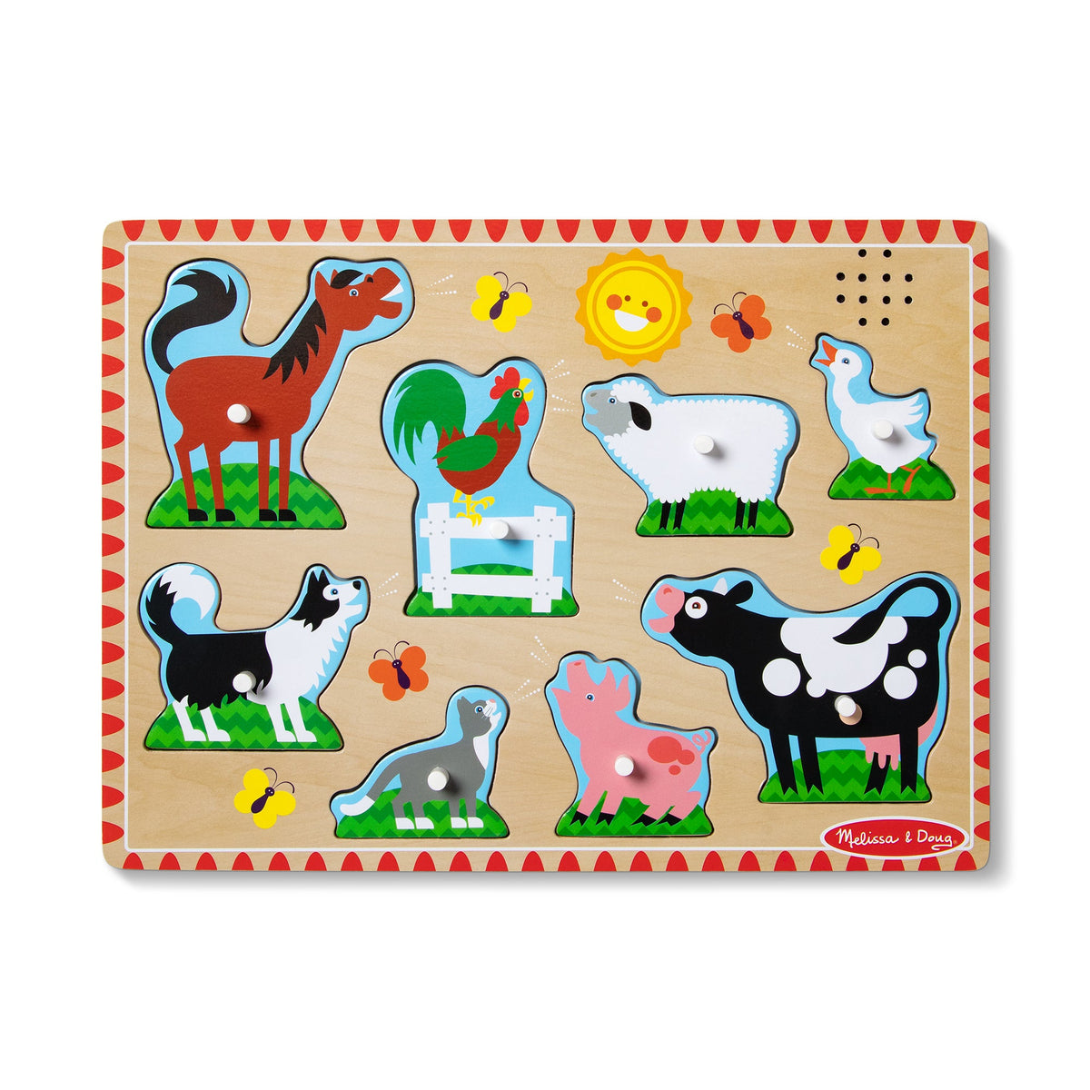 Farm Animals Sound Puzzle - 8 Pieces C6