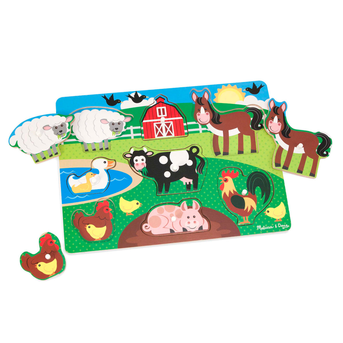 Farm Peg Puzzle - 8 pieces L4