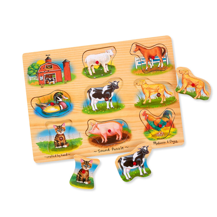 Farm Sound Puzzle - 8 Pieces E5