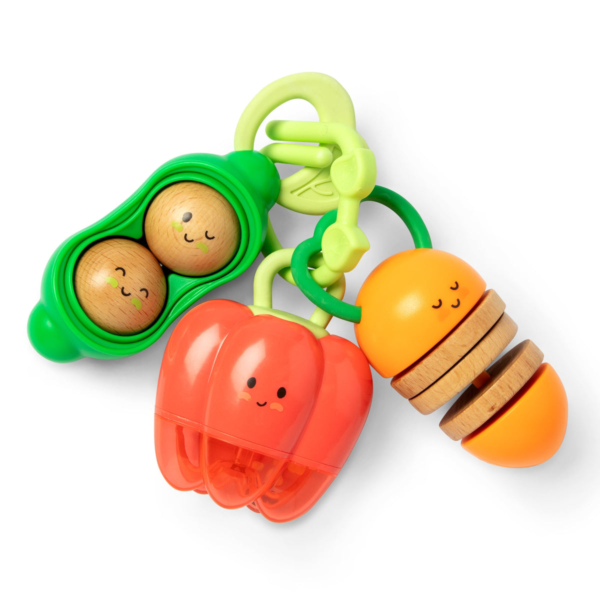 Farmers Market Veggie Rattles Trio G2
