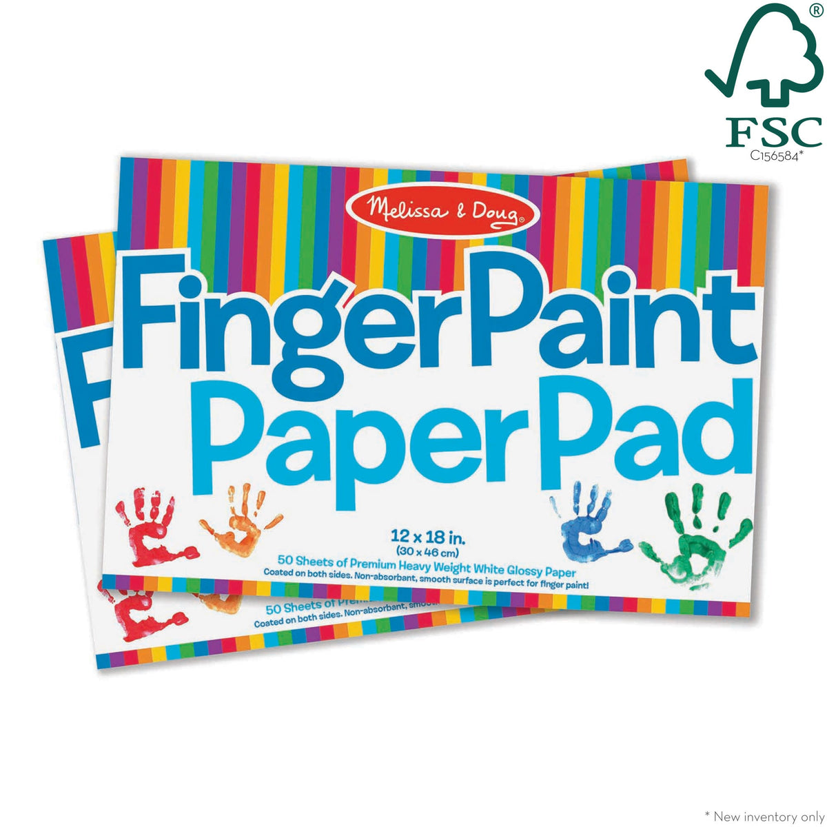 Finger Paint Paper Pad 2-Pack M2