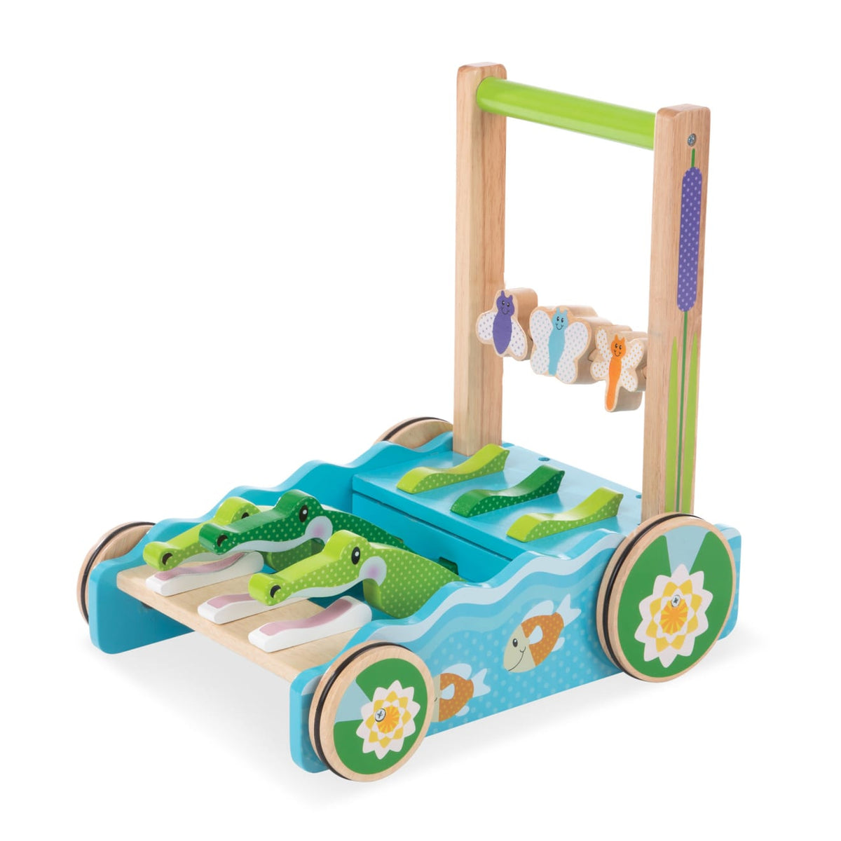 First Play Chomp & Clack Alligator Push Toy X6