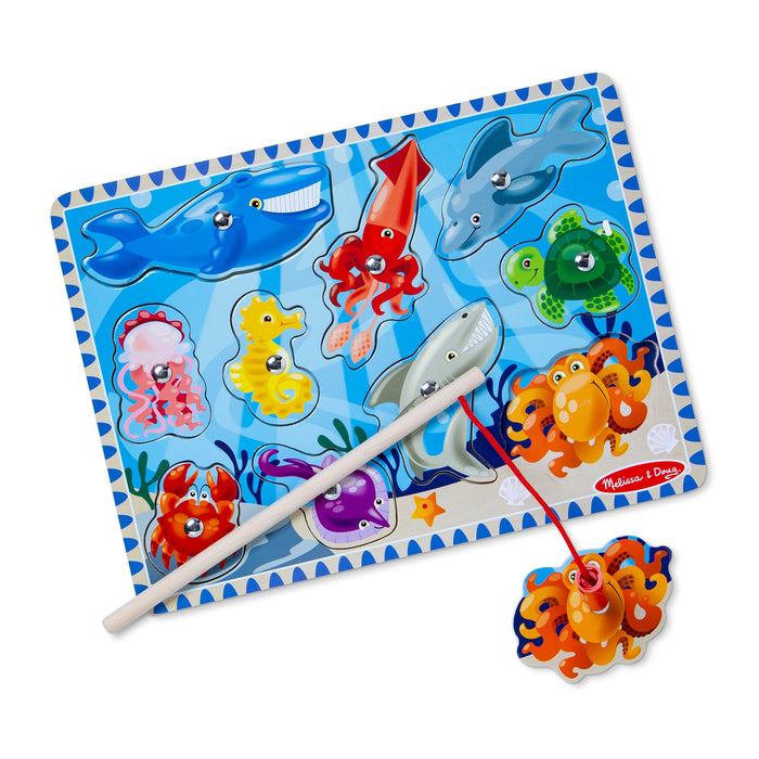 Fishing Magnetic Puzzle Game - 10 Pieces K7