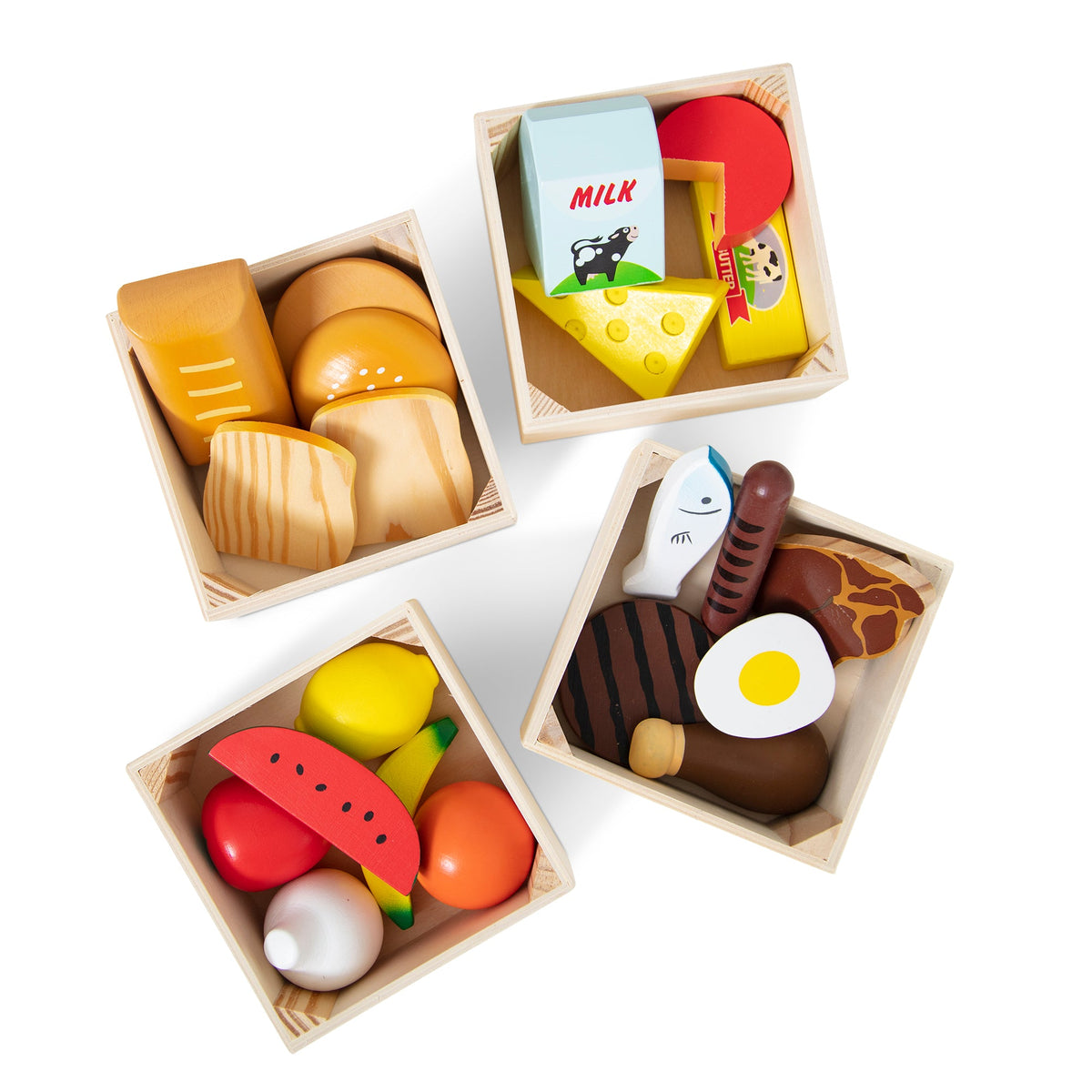 Food Groups - Wooden Play Food T4