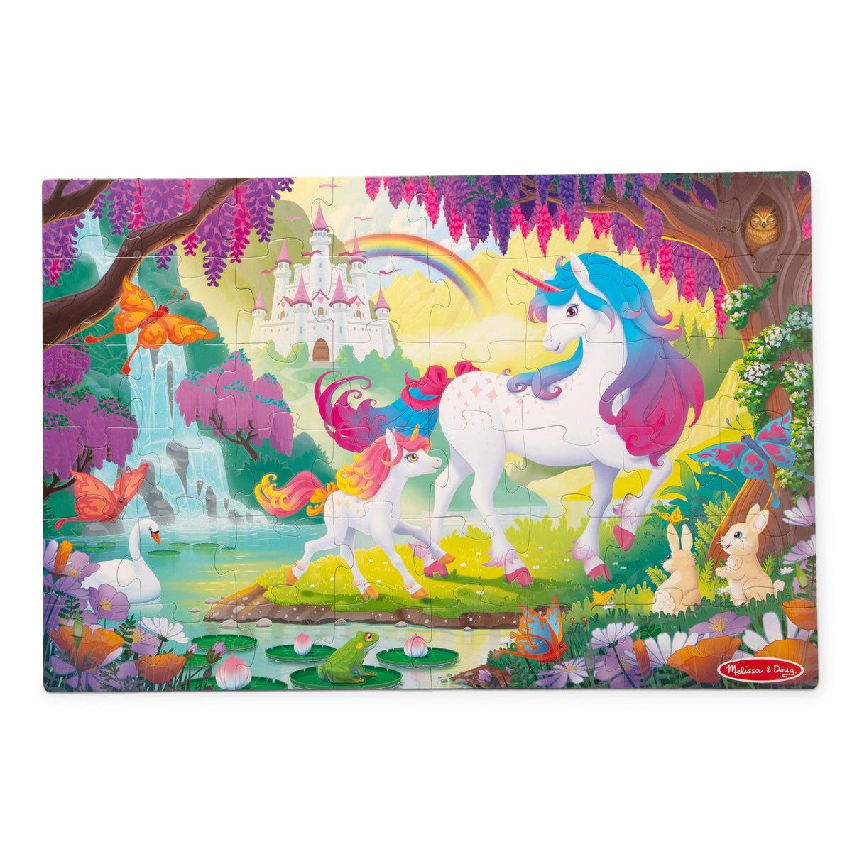 Glow-in-the-Dark Unicorn Floor Puzzle - 48 Pieces I6