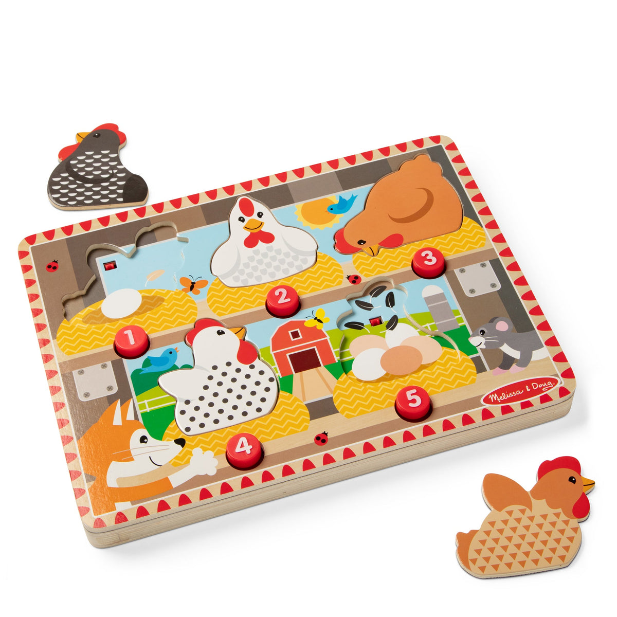 Happy Hens Push to Pop Puzzle K8
