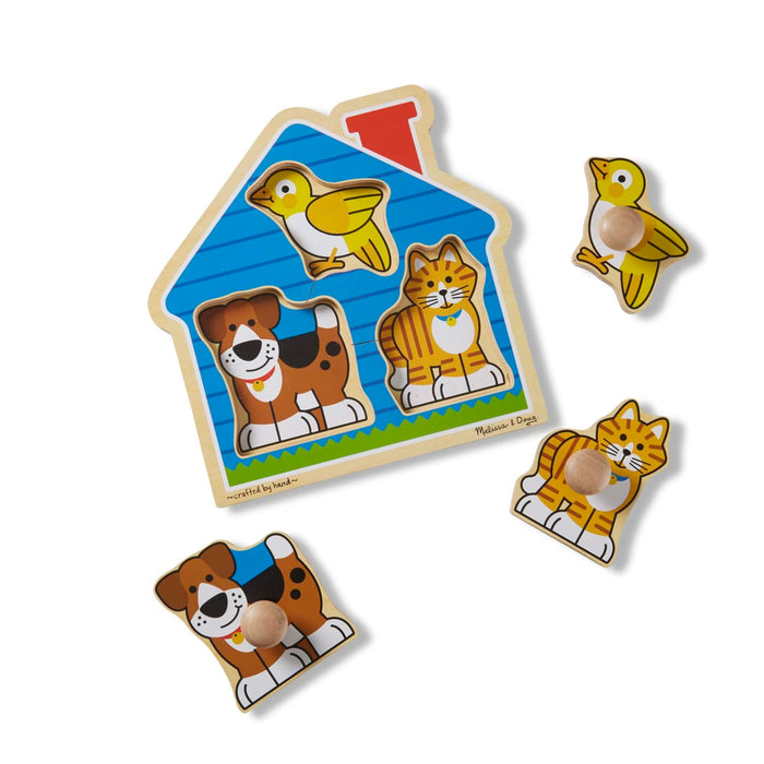 House Pets Jumbo Knob Puzzle - 3 Pieces P1