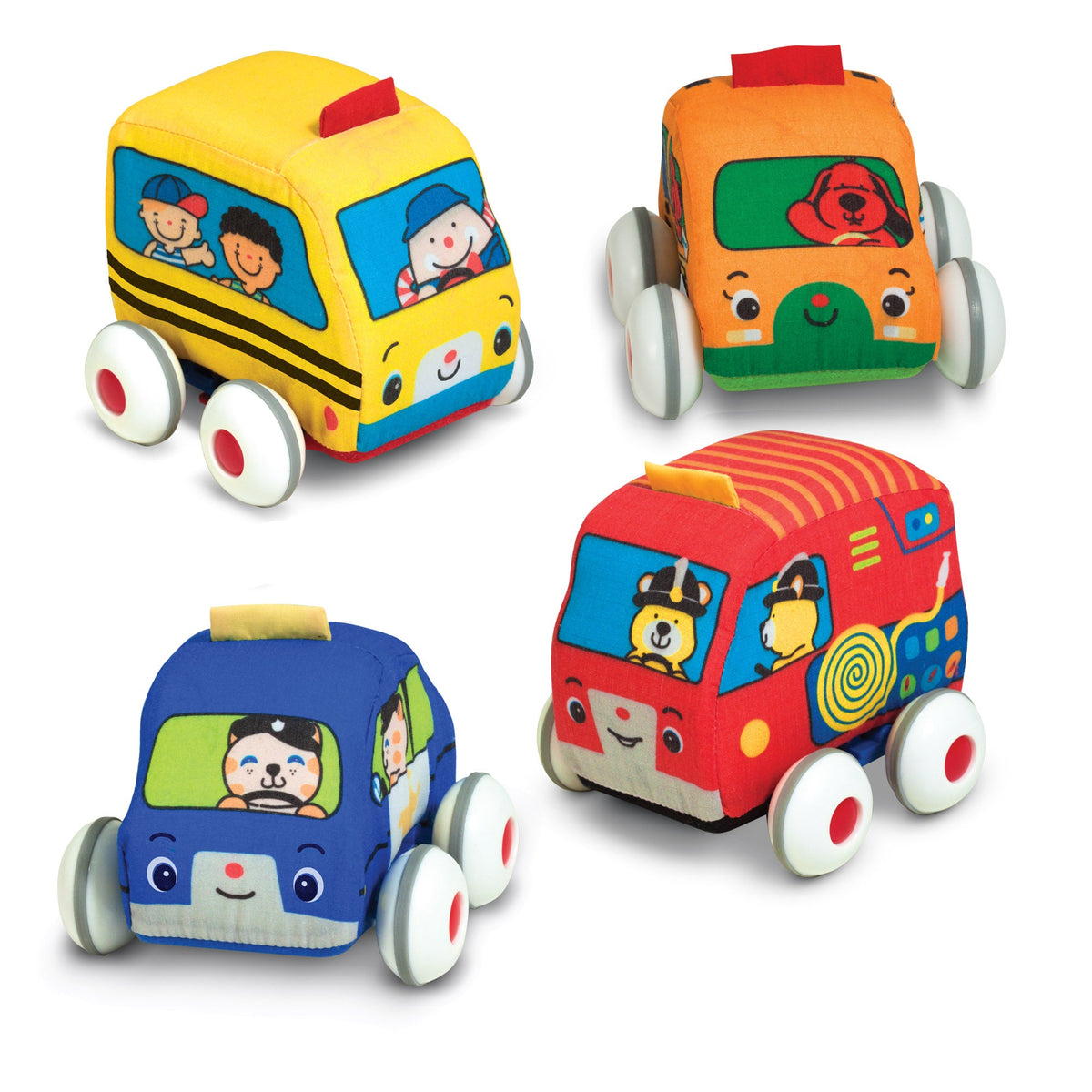 K's Kids Pull-Back Vehicles Toy X3