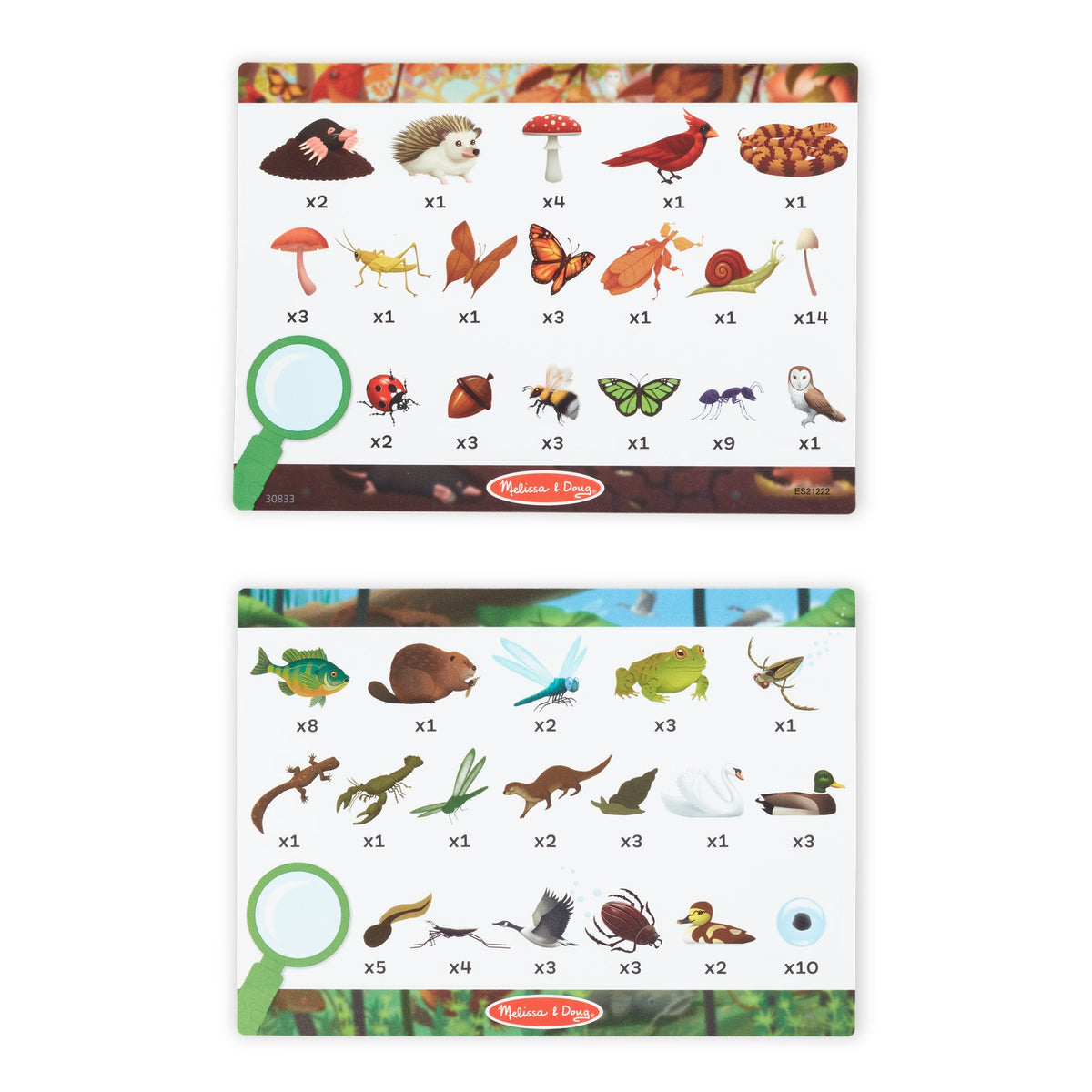 Let's Explore Double-Sided Seek & Find Puzzle W9