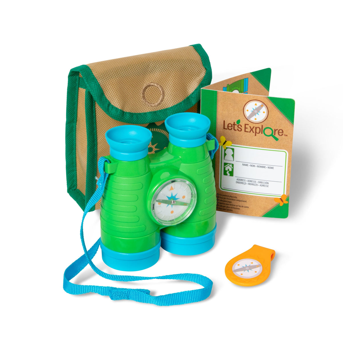 Let’s Explore Binoculars & Compass Play Set D3