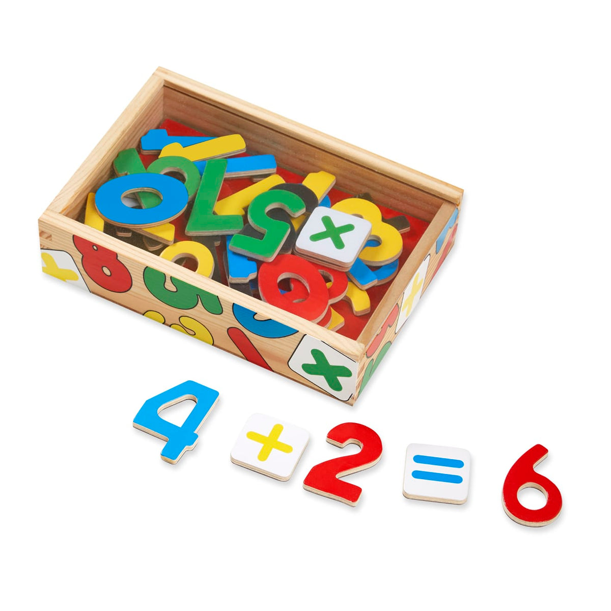 Magnetic Wooden Numbers Y8