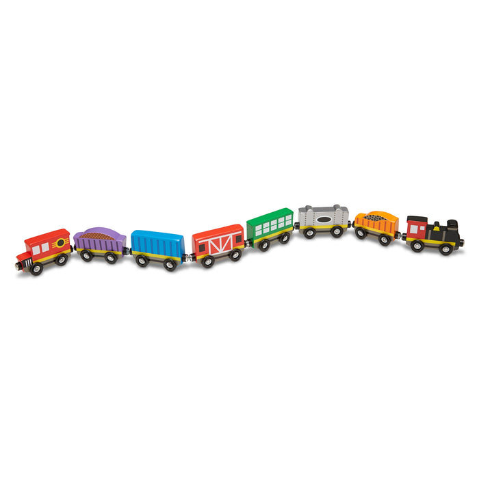 Magnetic Wooden Train Cars K0