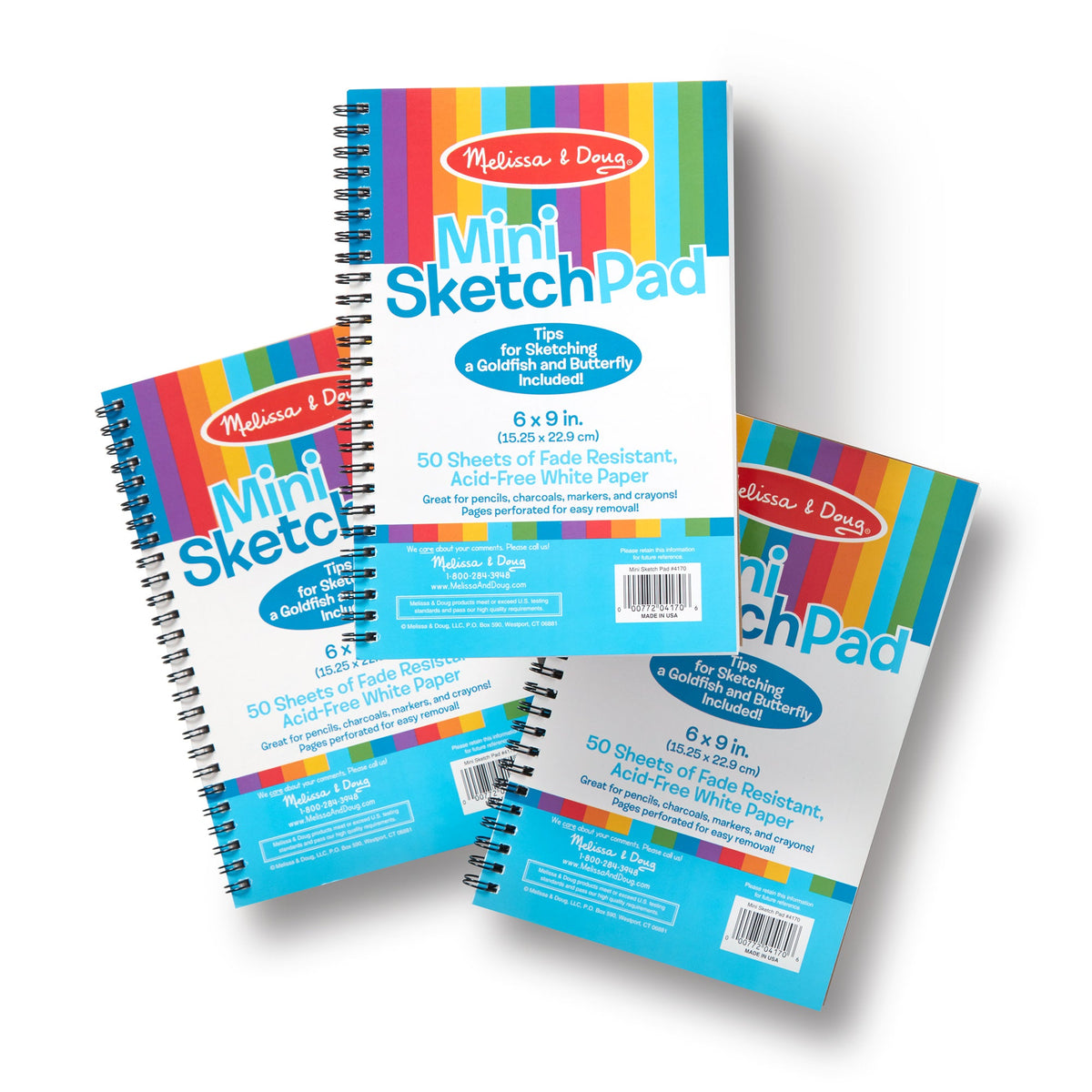Mini Sketch Pad 3-Pack Q2
